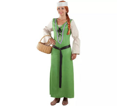 Mittelalterliches Bauernkostüm für Damen