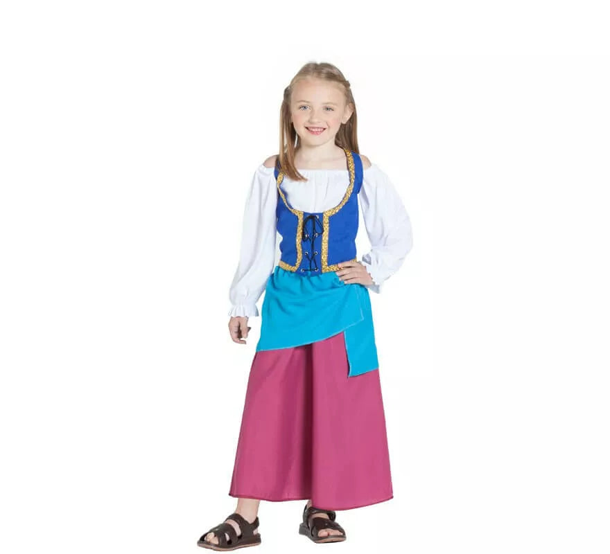 Translation missing: de.Disfraz de Campesina Medieval para niña