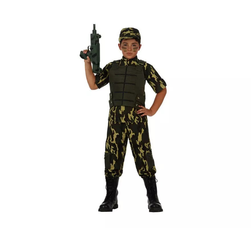 Translation missing: de.Disfraz de Camuflaje Militar para niños