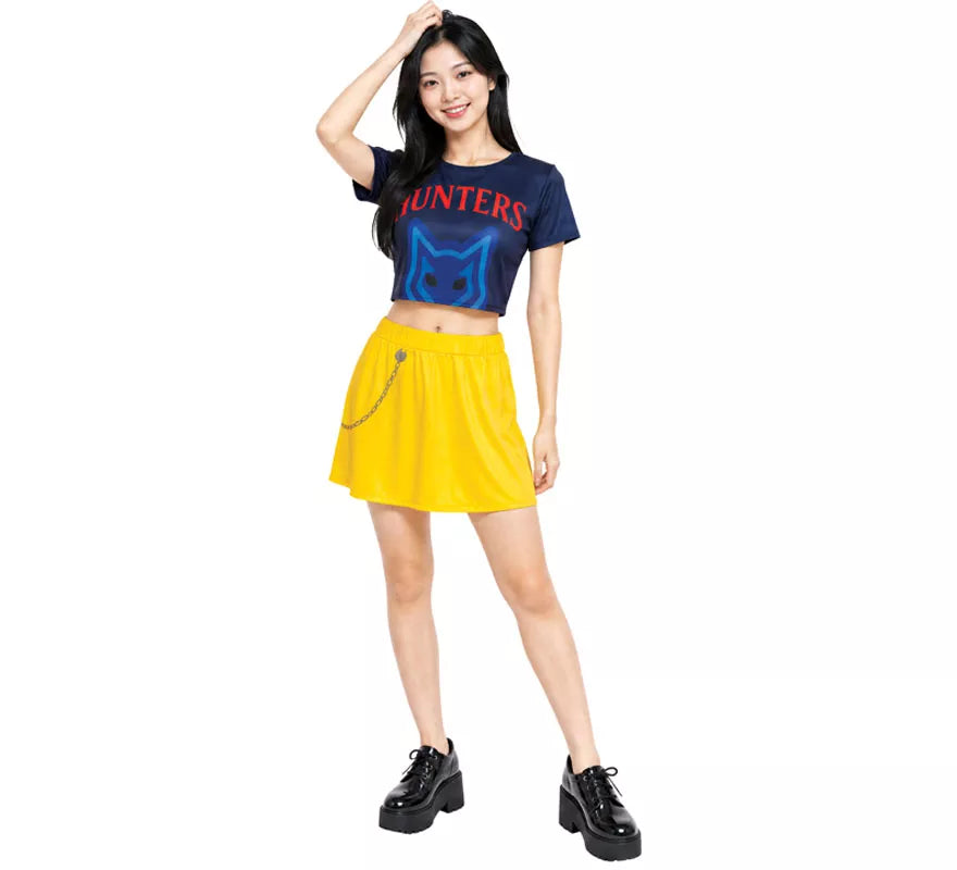 Translation missing: de.Disfraz de Cantante K-Pop Star Hunter Lite para mujer