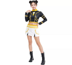 K-Pop Star Silver Lite Sängerin Kostüm für Teenager