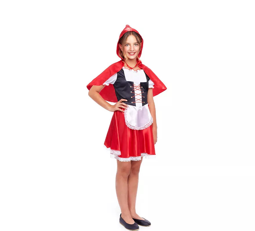 Translation missing: de.Disfraz de Caperucita con delantal para niña