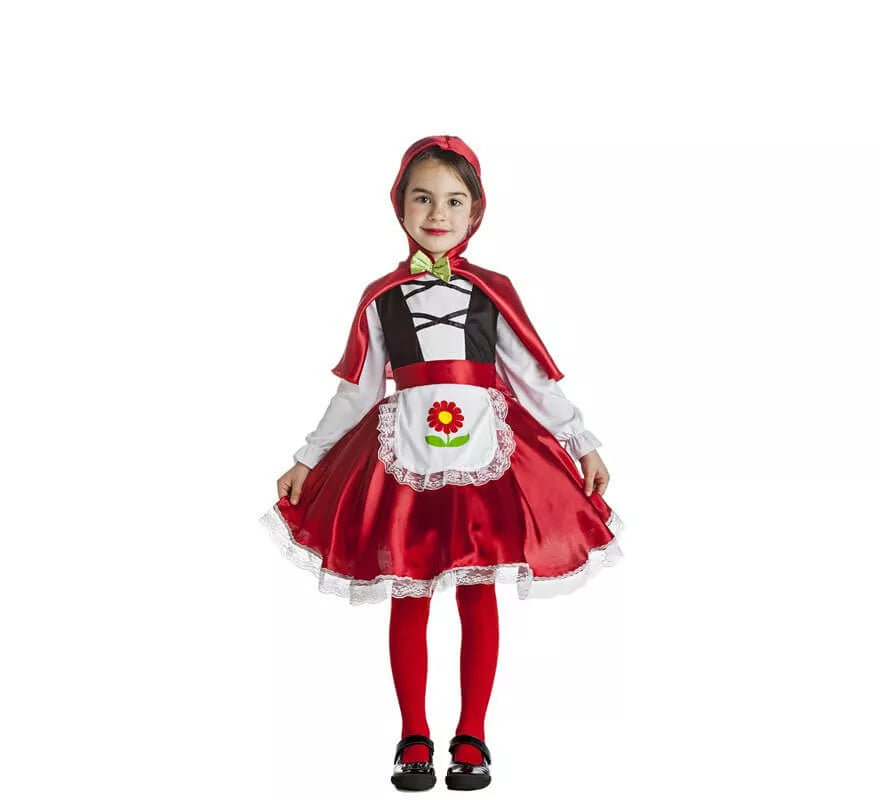 Translation missing: de.Disfraz de Caperucita flor para niña