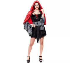 Gothic Rotkäppchen Kostüm für Damen