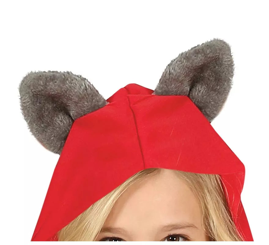 Disfraz de Caperucita Roja Cazadora de Lobos para niña