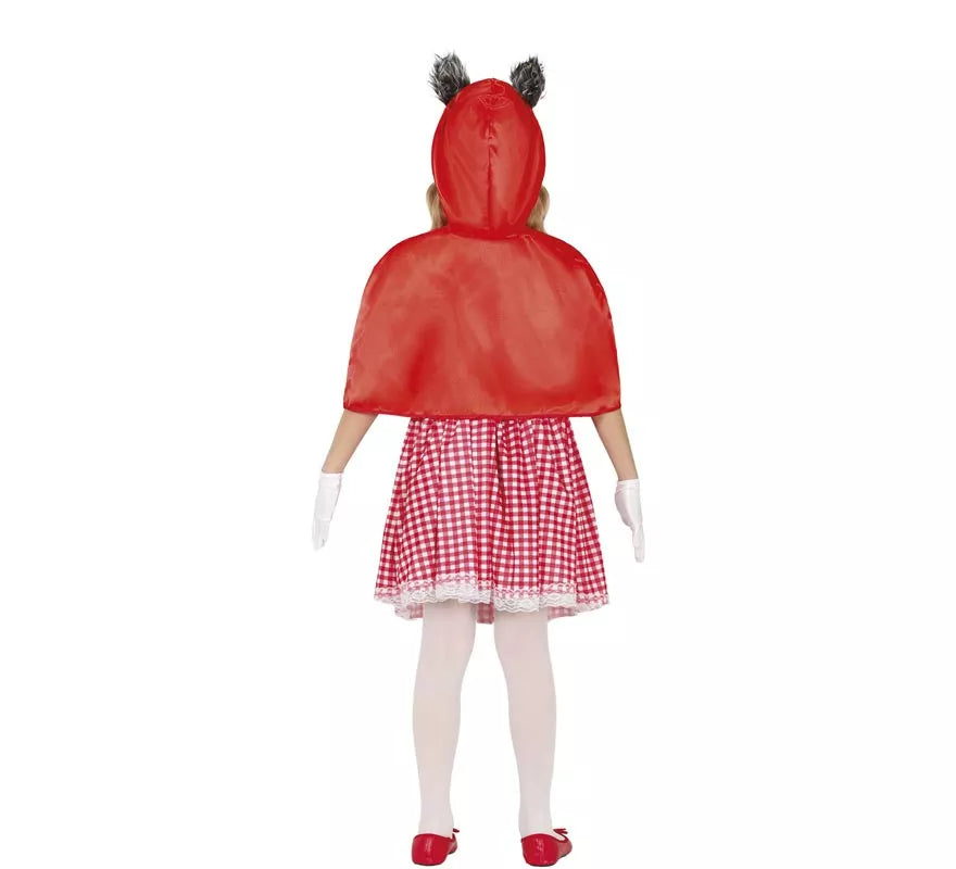 Translation missing: de.Disfraz de Caperucita Roja Lobo para niña