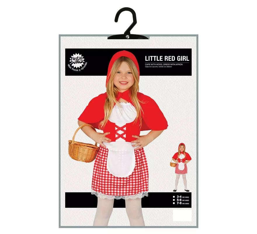 Translation missing: de.Disfraz de Caperucita Roja para niña