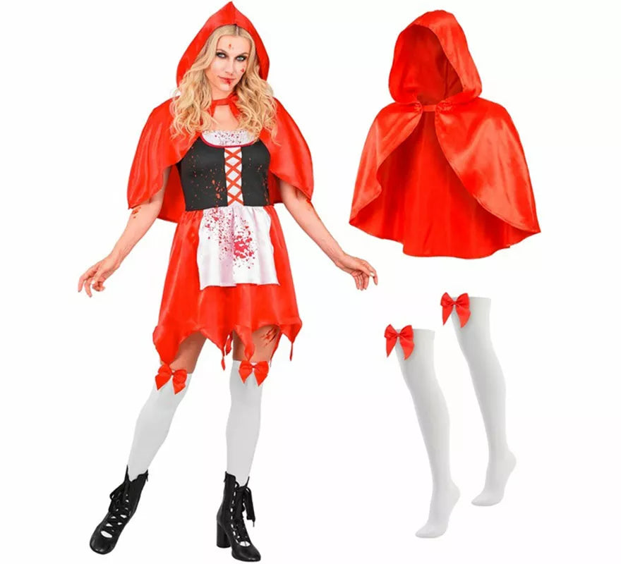 Translation missing: de.Disfraz de Caperucita Zombie para mujer