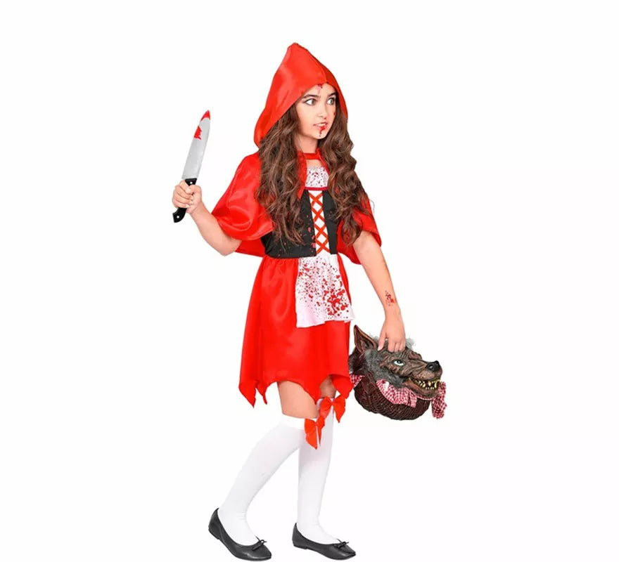 Translation missing: de.Disfraz de Caperucita Zombie para niña