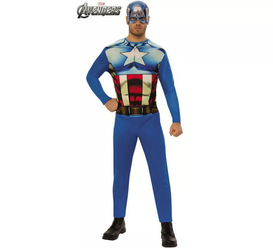 Translation missing: de.Disfraz de Capitán América de los Vengadores para hombre