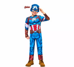 Captain America Onesie Kostüm für Jungen