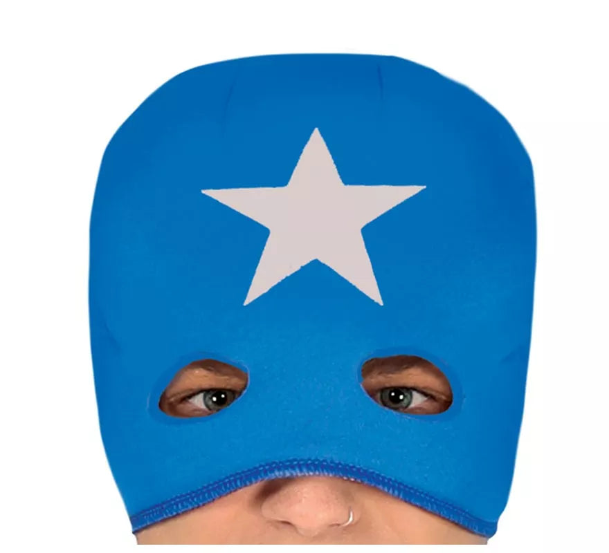 Translation missing: de.Disfraz de Capitán azul para hombre