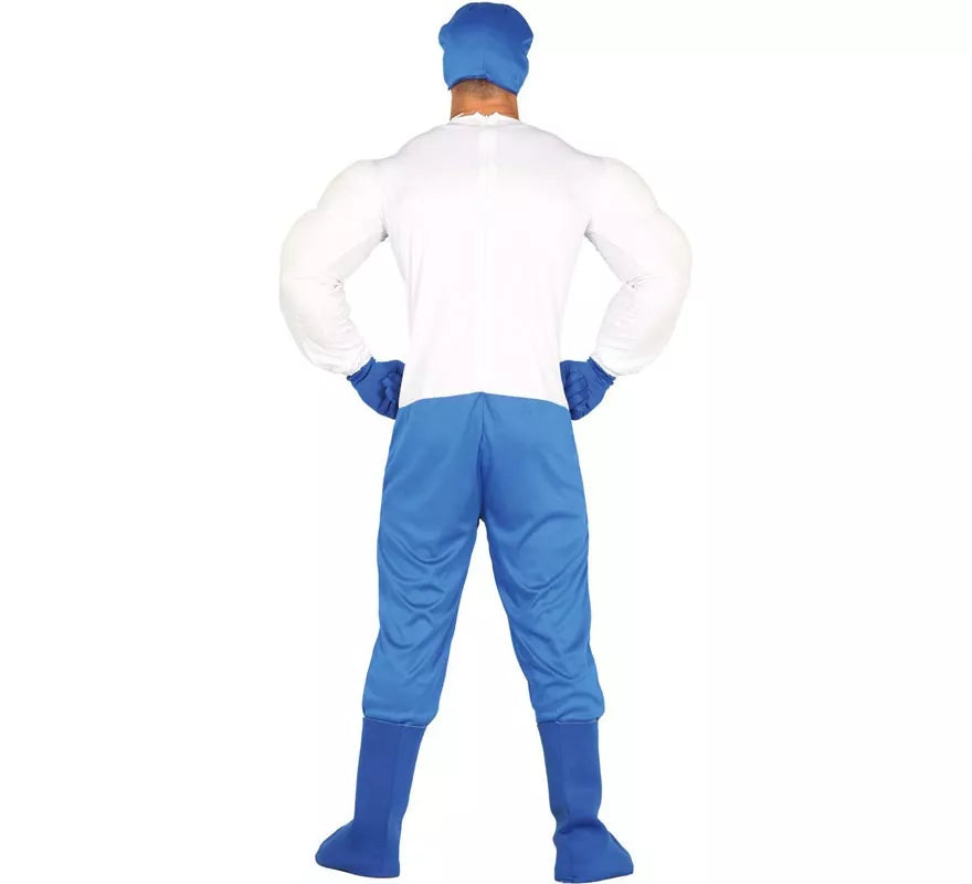 Translation missing: de.Disfraz de Capitán azul para hombre