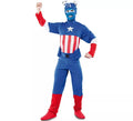 Disfraz de Capitán azul para hombre