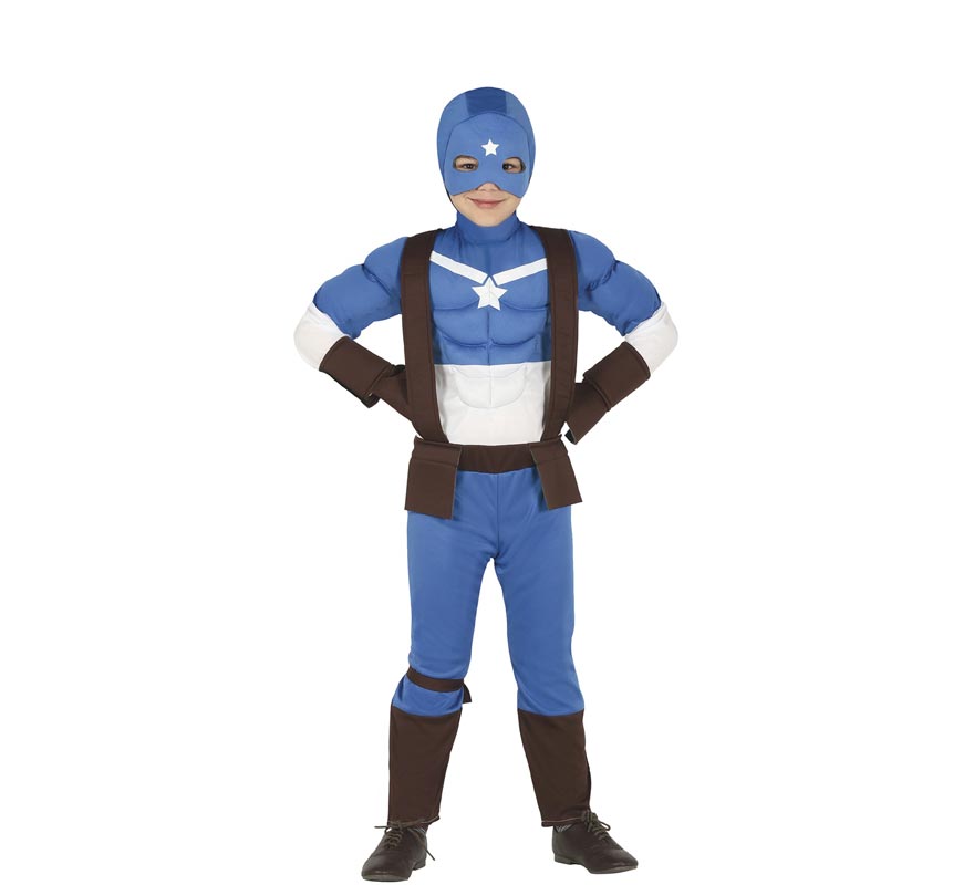 Disfraz de Capitán Azul para niño