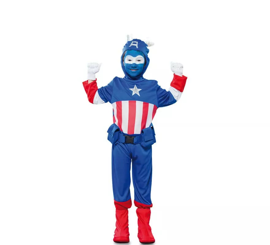Translation missing: de.Disfraz de Capitán azul para niño