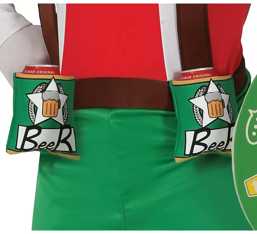 Disfraz de Capitán Cerveza Verde para hombre