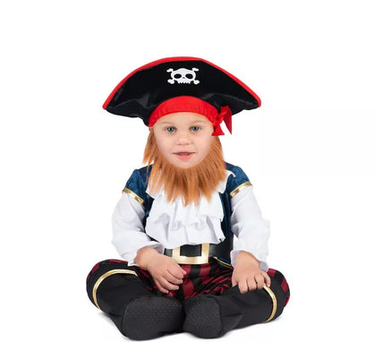 Disfraz de Capitán Pirata para bebé y niño