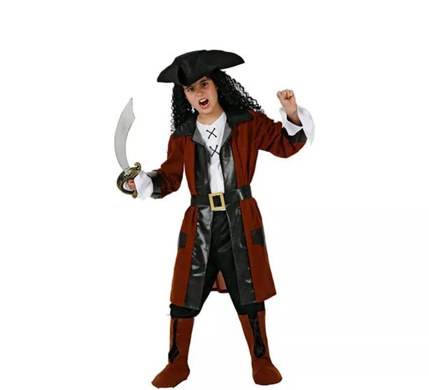 Translation missing: de.Disfraz de Capitán Pirata para niño
