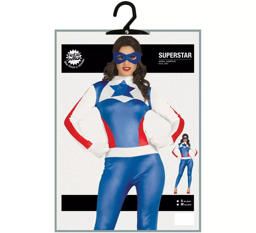 Translation missing: de.Disfraz de Capitana azul para Mujer