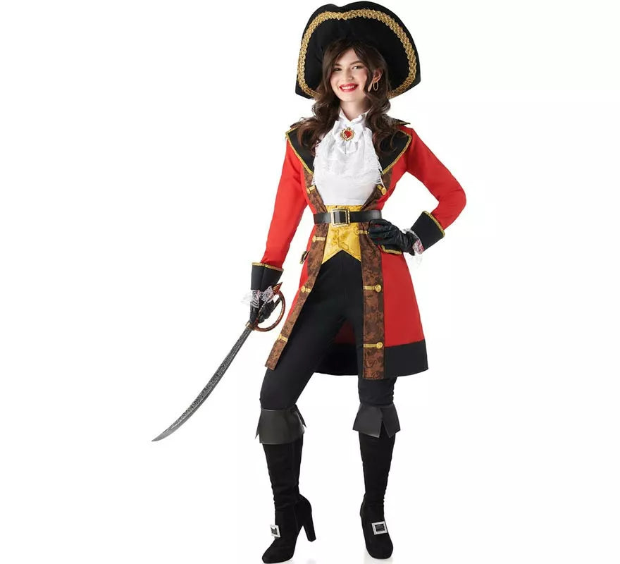 Translation missing: de.Disfraz de Capitana Pirata Hook para mujer