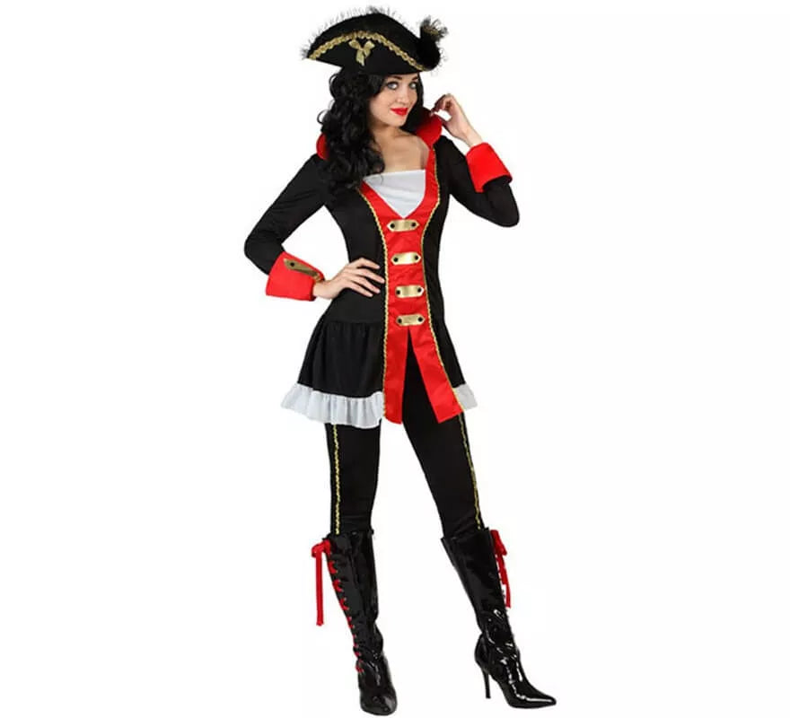 Translation missing: de.Disfraz de Capitana Pirata para mujer