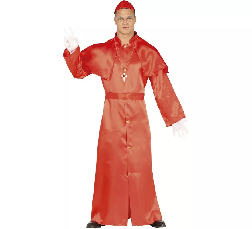 Translation missing: de.Disfraz de Cardenal rojo para hombre