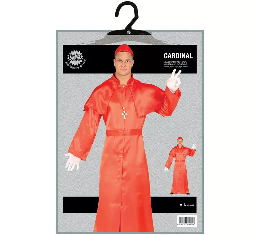 Translation missing: de.Disfraz de Cardenal rojo para hombre