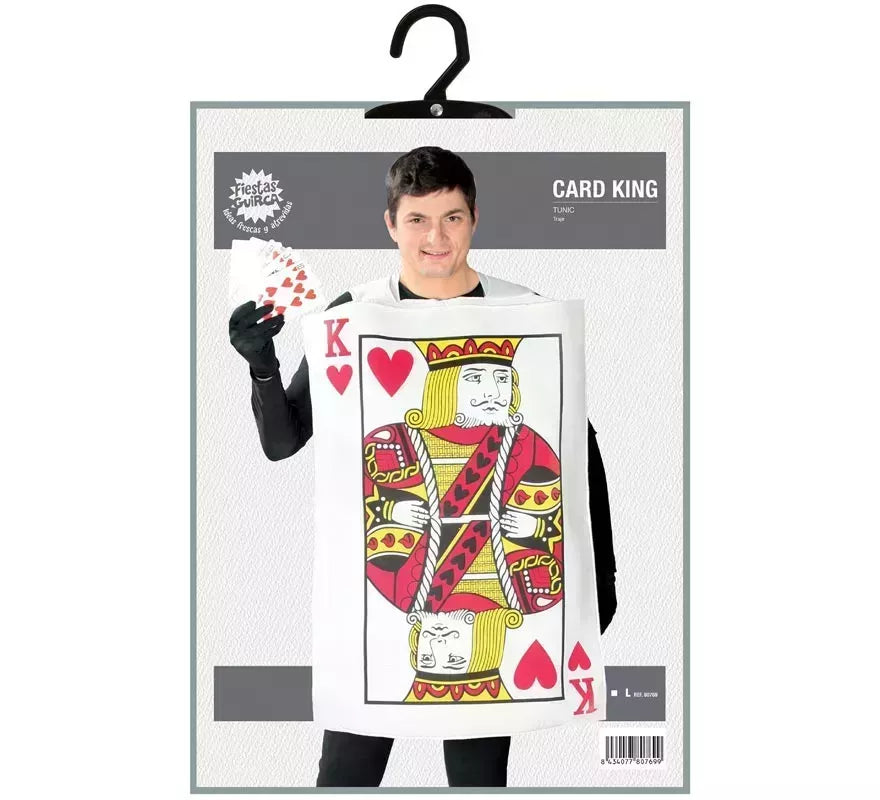 Translation missing: de.Disfraz de Carta de Rey de Corazones para adultos