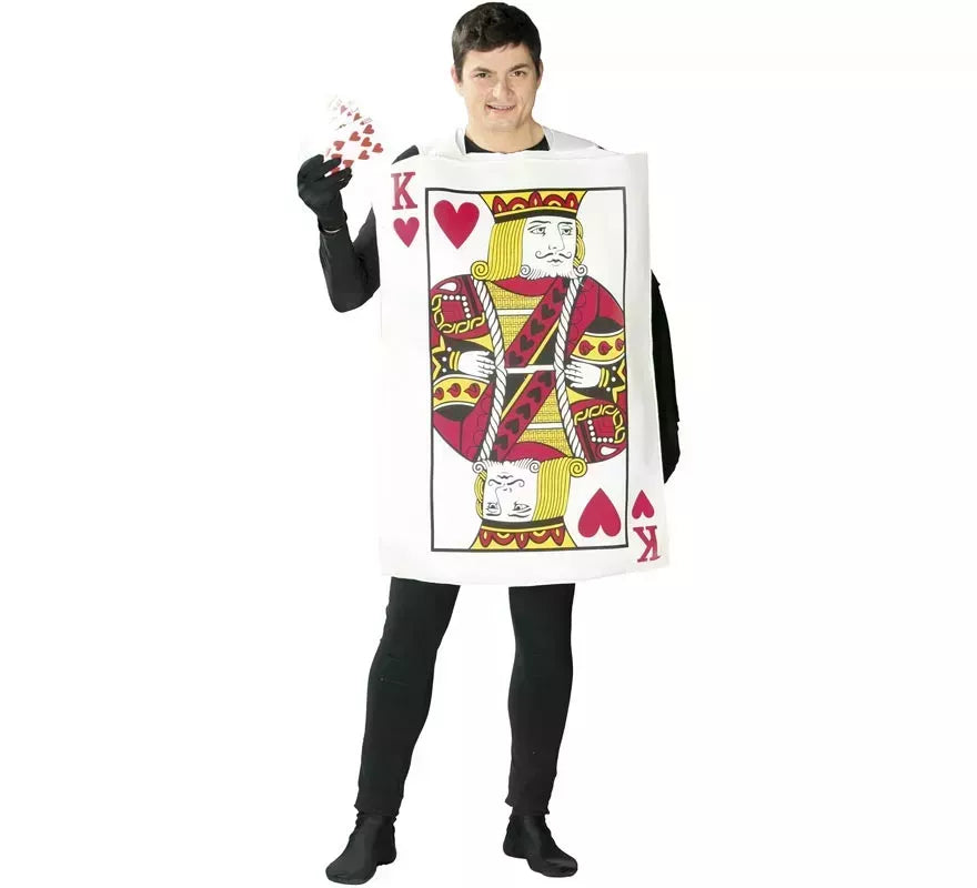 Translation missing: de.Disfraz de Carta de Rey de Corazones para adultos
