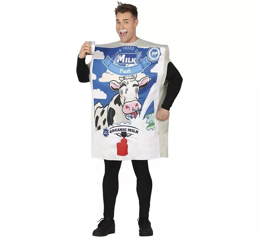 Translation missing: de.Disfraz de Cartón de Leche adulto