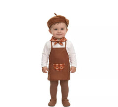 Braunes Kastanienverkäufer-Kostüm für Babys