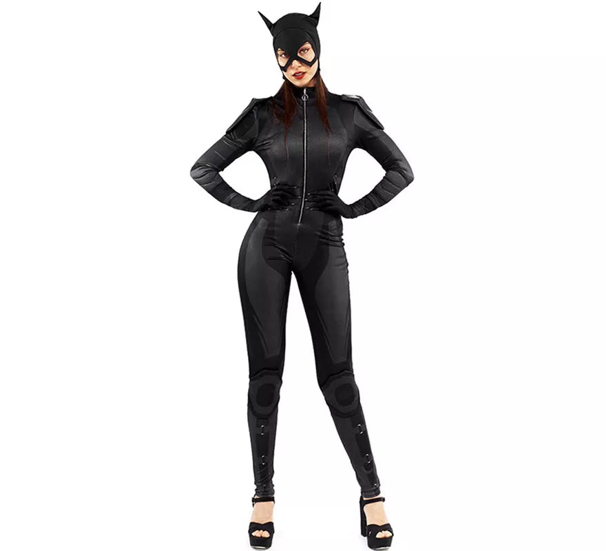 Translation missing: de.Disfraz de Cat Hero Negro para mujer