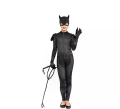 Schwarze Katze Heldenkostüm für Mädchen