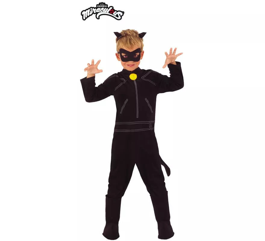 Translation missing: de.Disfraz de Cat Noir Clásico de Miraculous Ladybug para niño