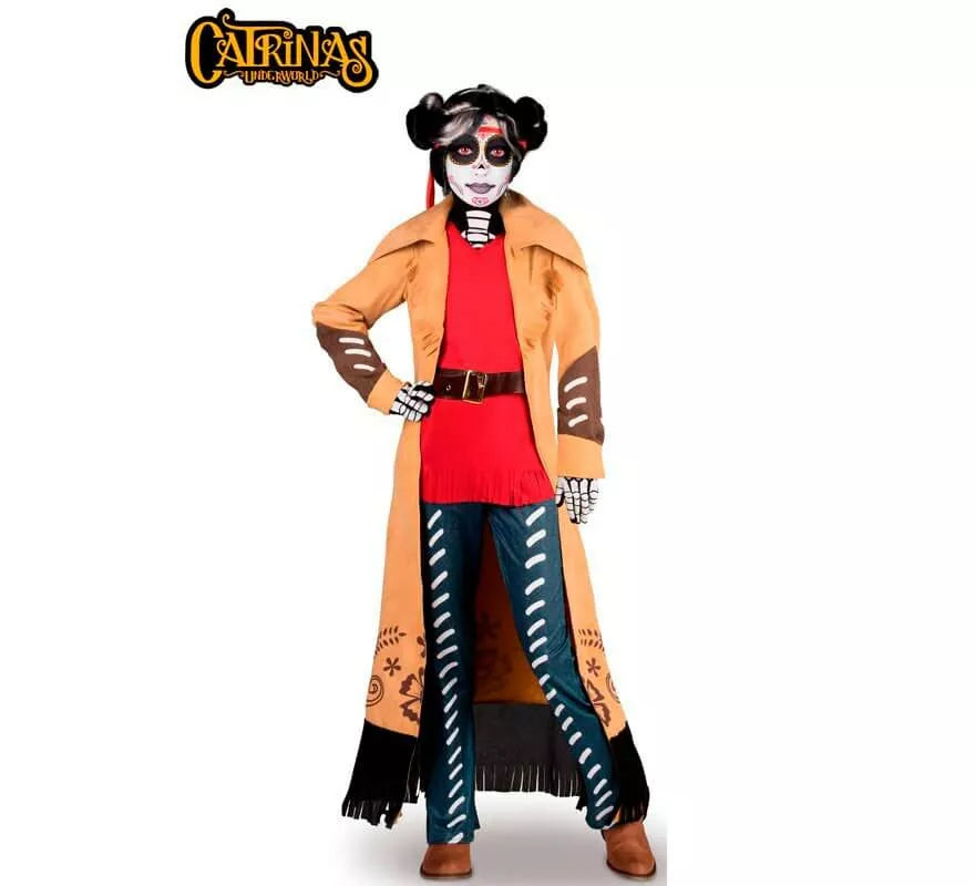 Translation missing: de.Disfraz de Catrina Angélica para niña