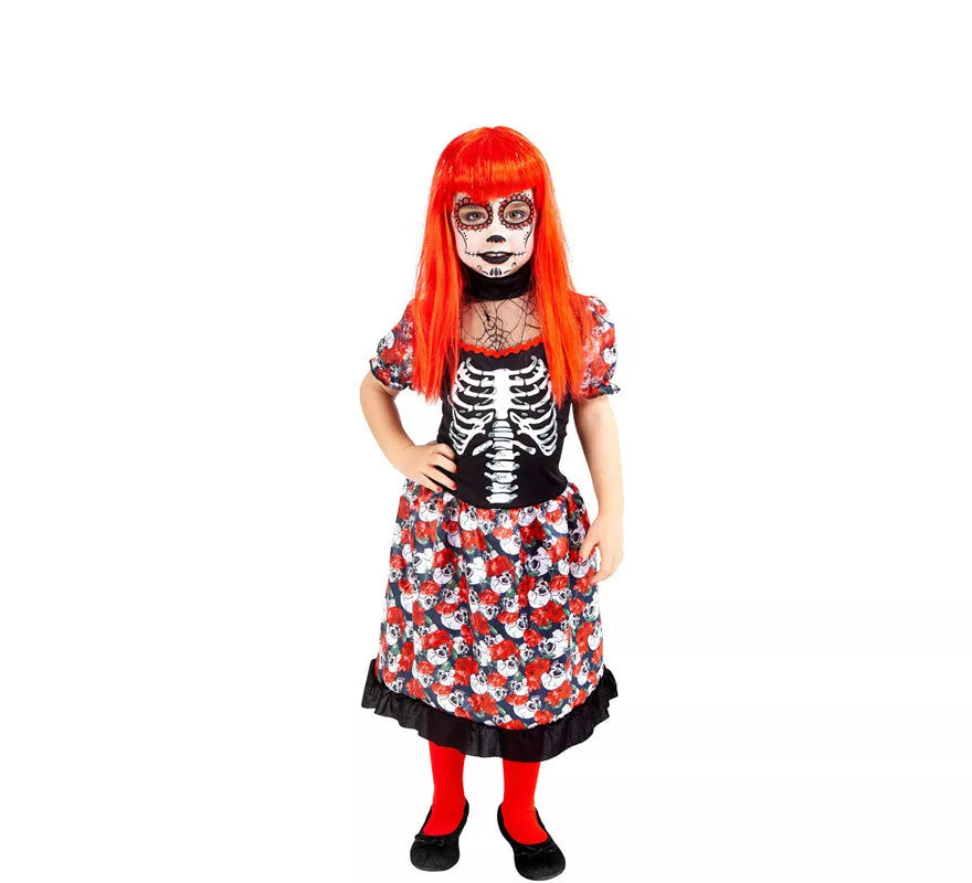 Translation missing: de.Disfraz de Catrina Bonita para niña