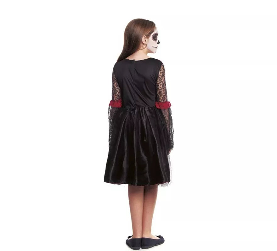 Disfraz de Catrina Calaveras para niña