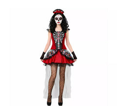 Tag der Toten Catrina Kostüm mit Schleier für Damen