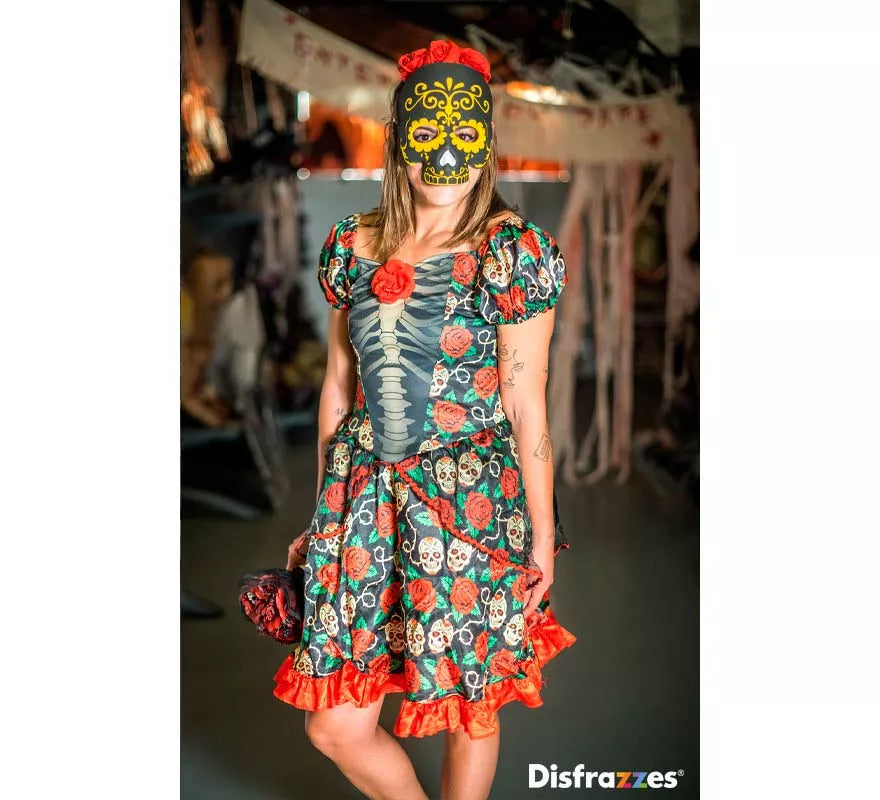 Disfraz de Catrina Día de los Muertos para mujer