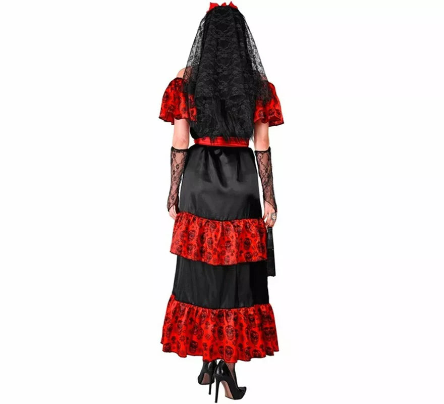 Translation missing: de.Disfraz de Catrina Día de Los Muertos para mujer