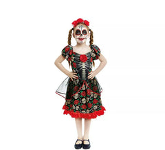 Catrina Tag der Toten Kostüm für Mädchen