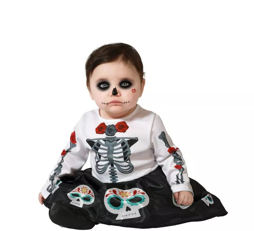 Translation missing: de.Disfraz de Catrina para bebé y niña