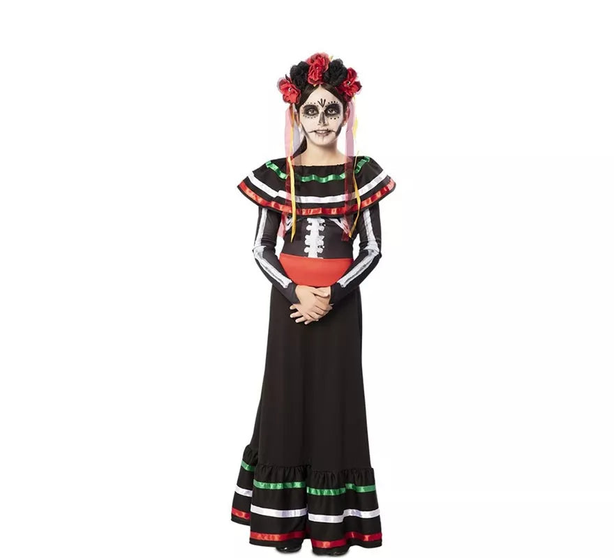 Translation missing: de.Disfraz de Catrina para niña