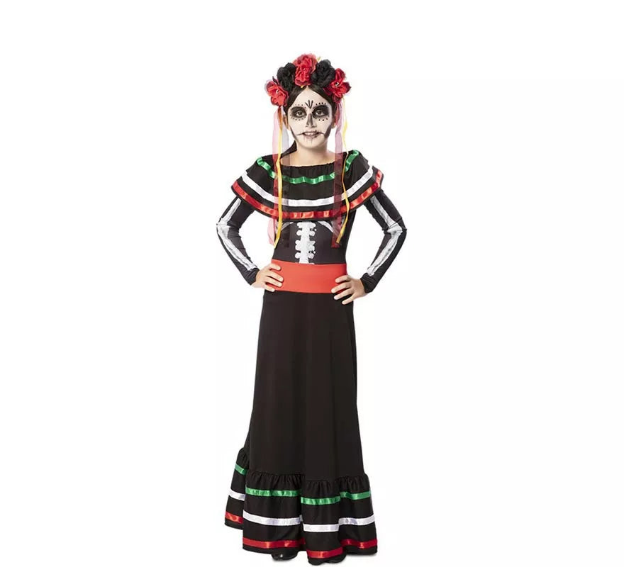 Translation missing: de.Disfraz de Catrina para niña