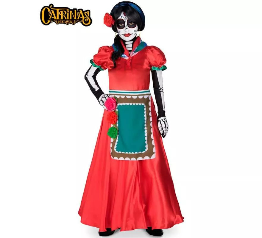 Translation missing: de.Disfraz de Catrina Rosabella para mujer
