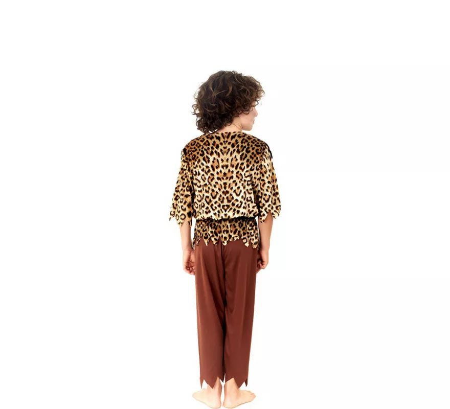 Translation missing: de.Disfraz de Cavernícola Animal Print para niño