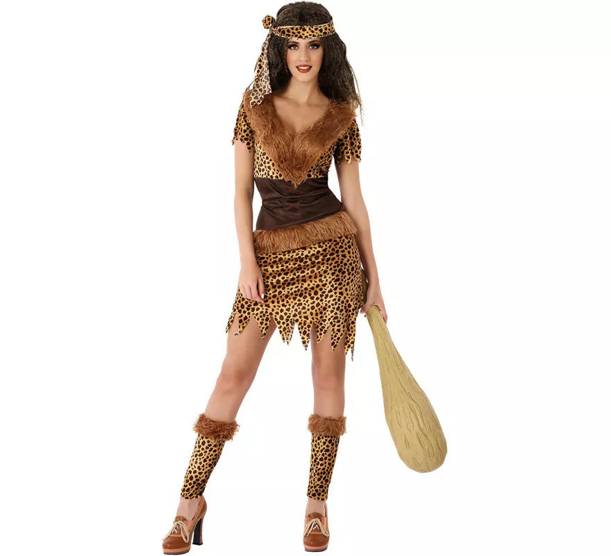 Translation missing: de.Disfraz de Cavernícola Neandertal para mujer