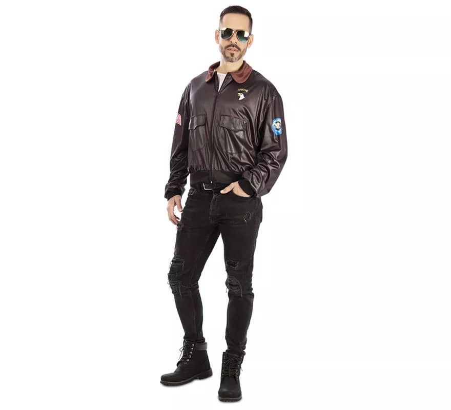 Disfraz o Cazadora de Aviador para hombre