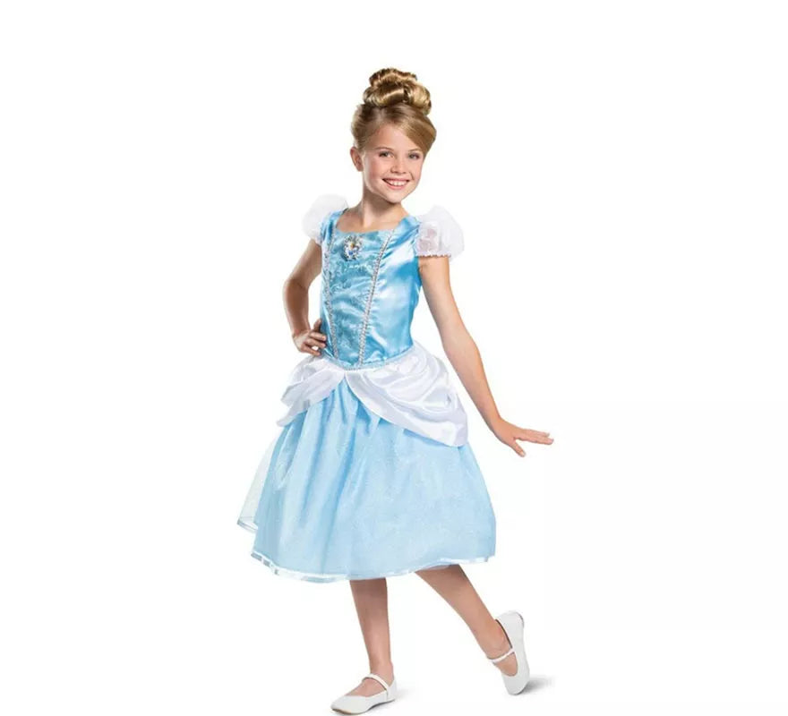 Disfraz de Cenicienta Disney Deluxe para niña